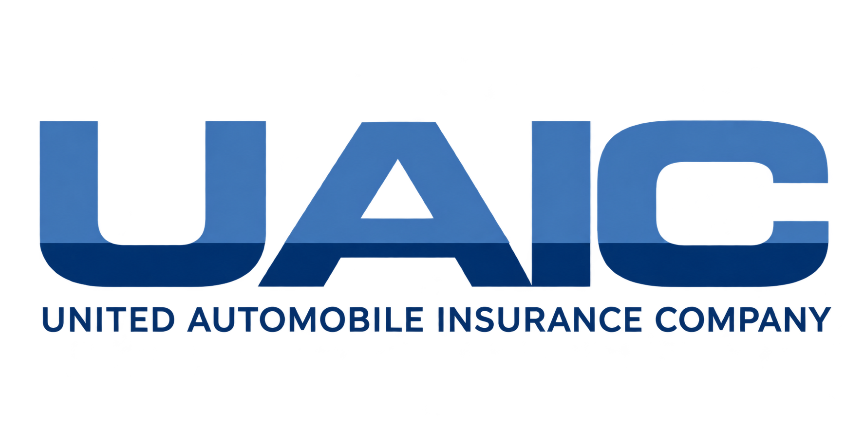Logotipo UAIC en azul bicolor
